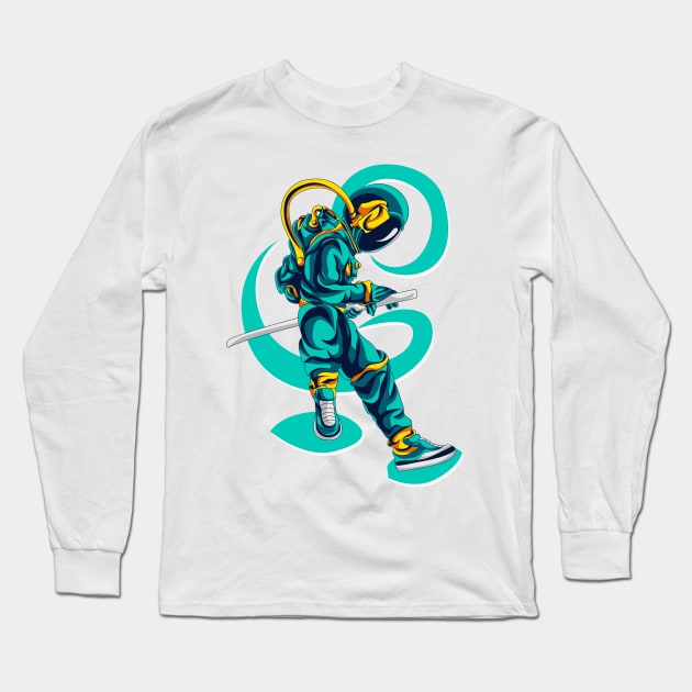 Abstracts Space Long Sleeve T-Shirt by Sensible